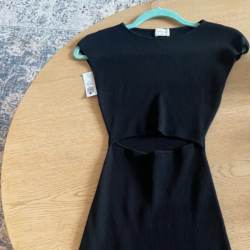 Aritzia Black Bodycon Cocktail Dress
